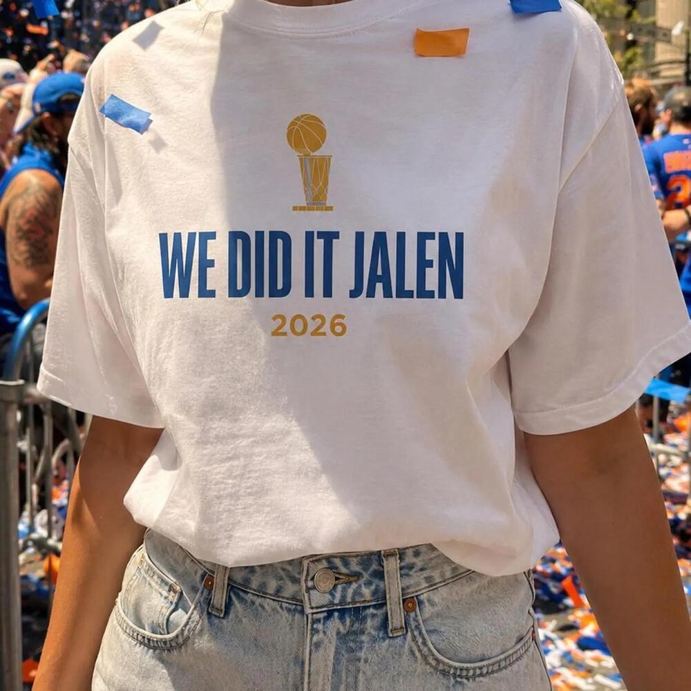 Jalen Brunson New York Knicks Champions Victory Parade Graphic T Shirt